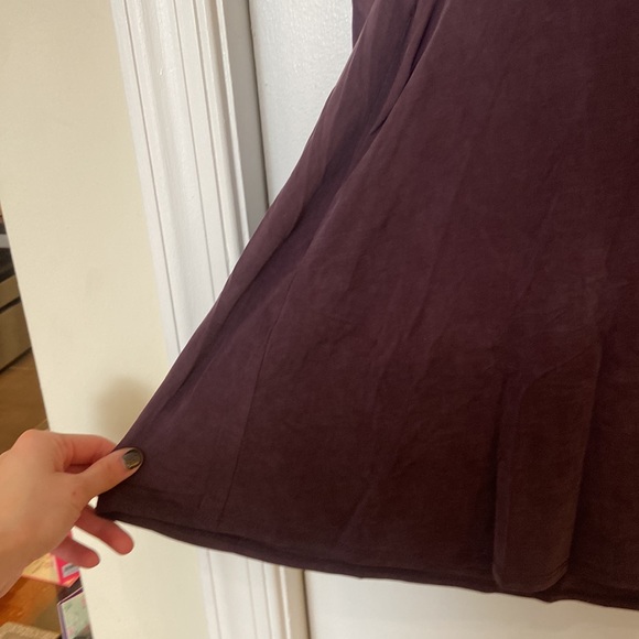 Anthropologie purple swing dress with pockets - Picture 3 of 4